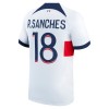 Virallinen Fanipaita Paris Saint-Germain R.Sanches 18 Vieraspelipaita 2023-24 - Miesten